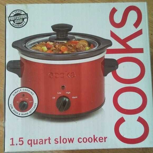 Cooks Professional Grade 1.5 Quart Slow Cooker - Picture 1 of 2